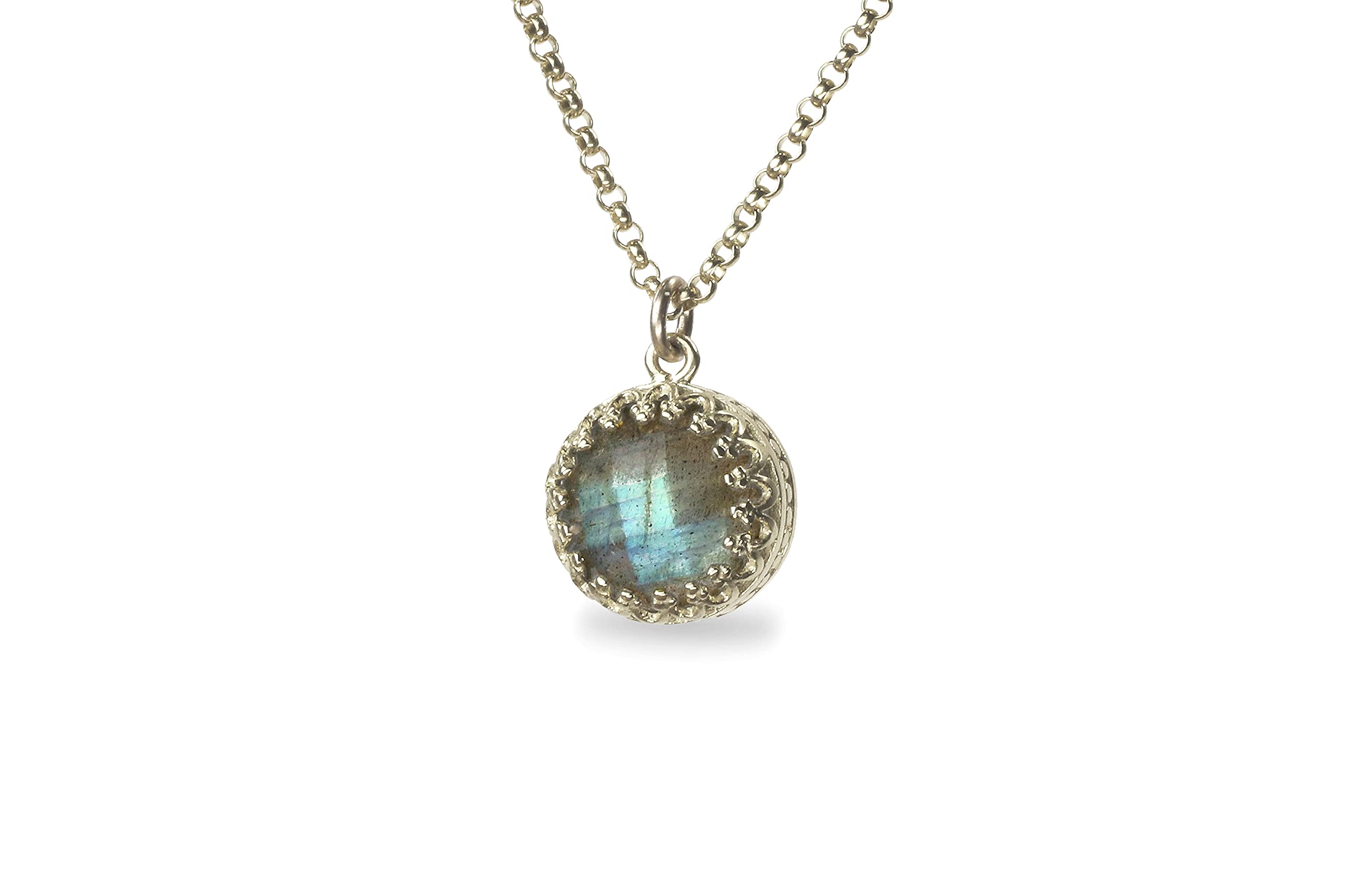 Blue Labradorite Necklace for Women - Unique Gemstone Jewelry Gift for Birthday & Wedding - Boho Style