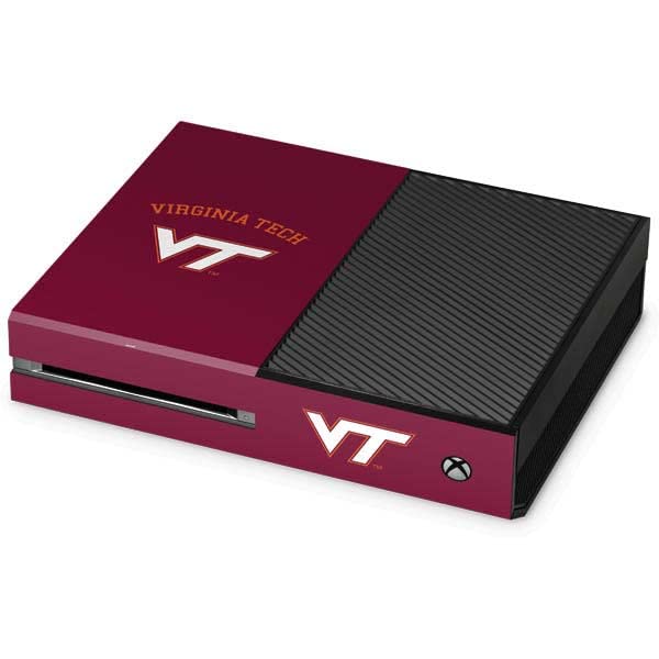 Officially Licensed Virginia Tech VT Gaming Skin Decal for Xbox One Console - Durable Vinyl Wrap for Custom Protection & Style - Perfect for Gamers, Collectors & College Fans