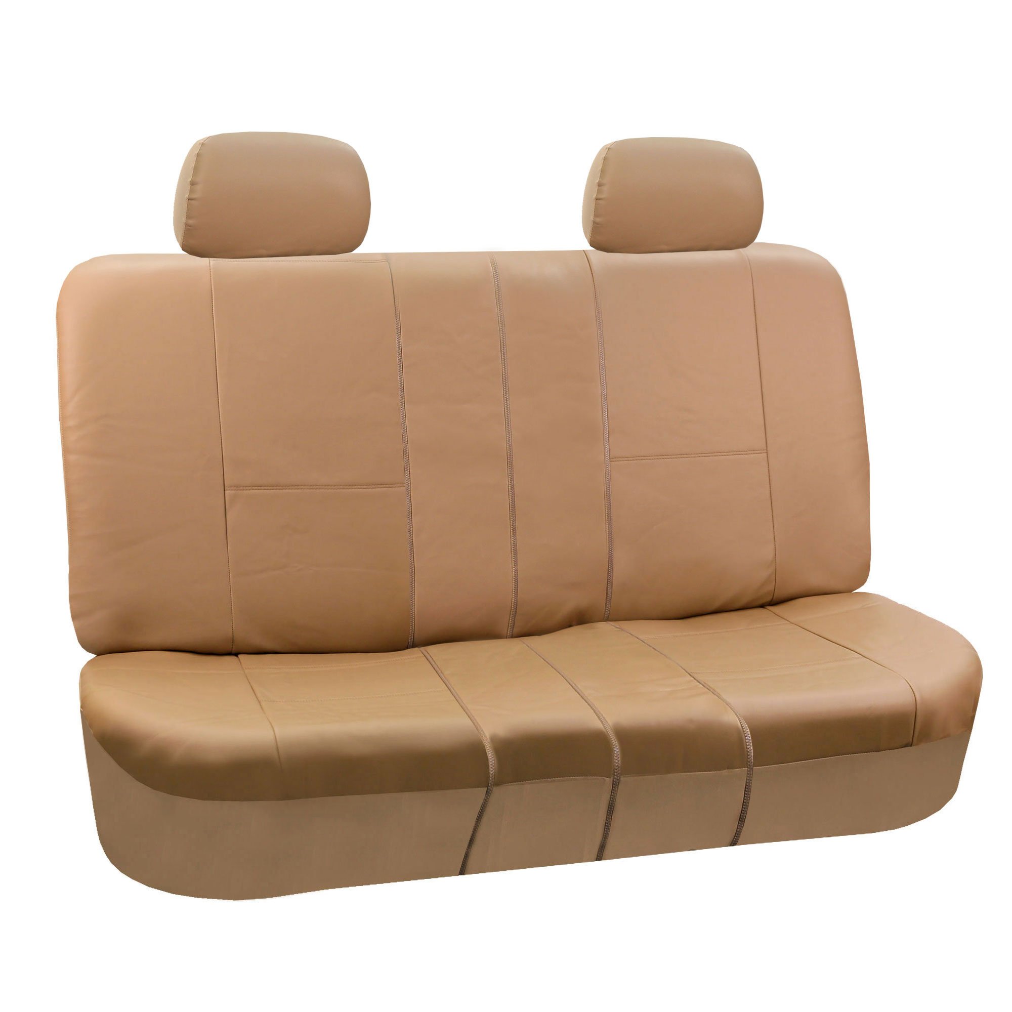 Premium PU Leather Car Seat Covers for Back Seat - Universal Fit Rear Bench Protector for Dogs, SUV, Sedan & Van - Durable Interior Accessories for Family Travel & Pet Owners