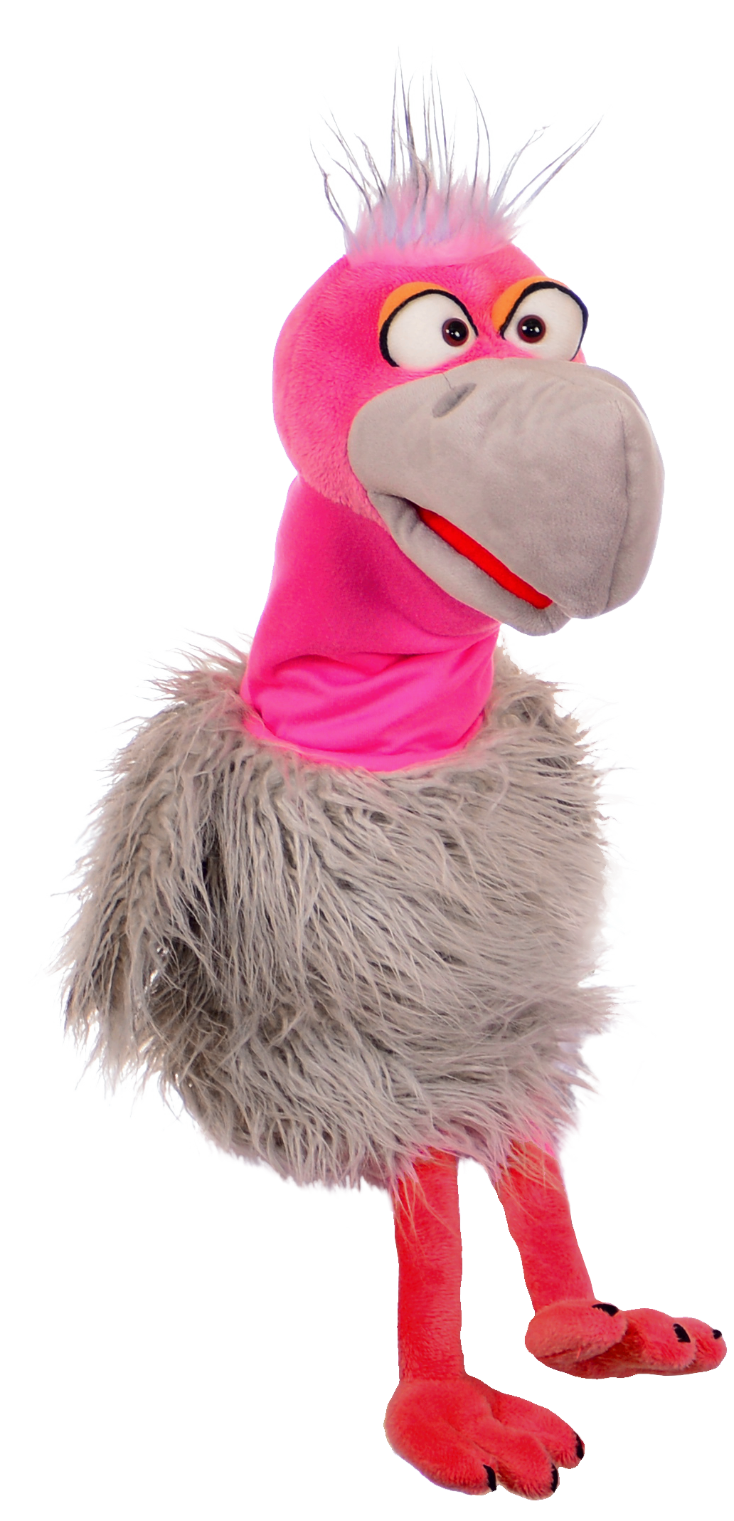 Flame the Flamingo Hand Puppet - 21.3 Inch Large Plush Animal Puppet for Kids (Code 109) | Interactive Storytelling, Classroom Activities & Imaginative Play