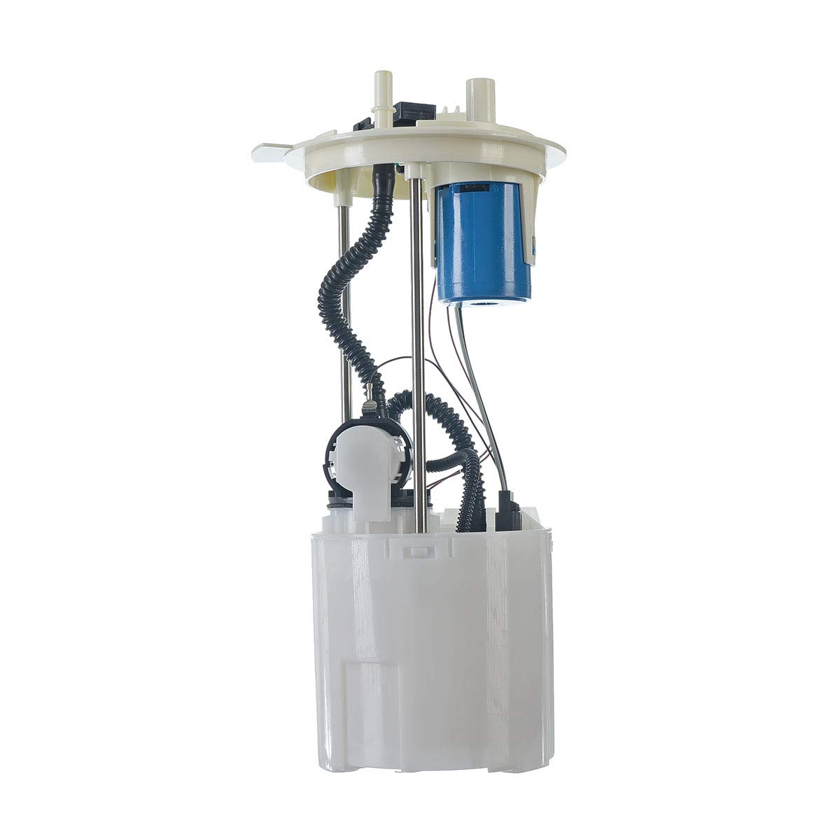 High Performance Electric Fuel Pump with Pressure Sensor for Ford E-150/E-250/E-350/E-450 Super Duty - 2 Tube Ports Design - Perfect for Engine Upgrades & Fleet Maintenance