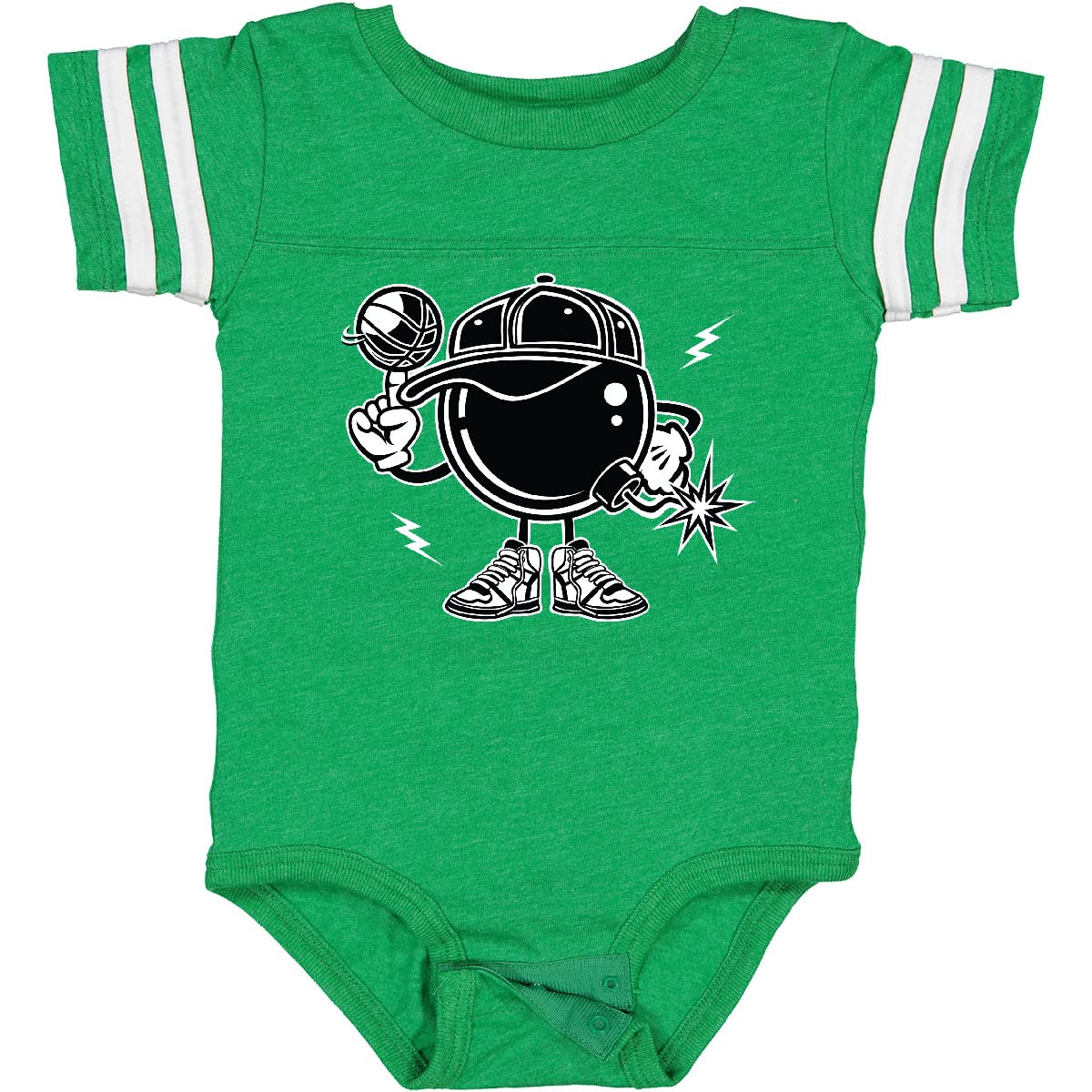 Inktastic Basketball Bombers Baby Bodysuit - Cute Basketball-Themed Onesie for Infants & Toddlers - Perfect for Game Day, Playtime & Sports-Themed Outfits