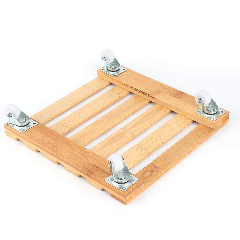 360-Degree Rotating Plant Stand with Casters - Indoor/Outdoor Planter Trolley for Potted Plants | Perfect for Patio, Garden, Balcony & Home Decor