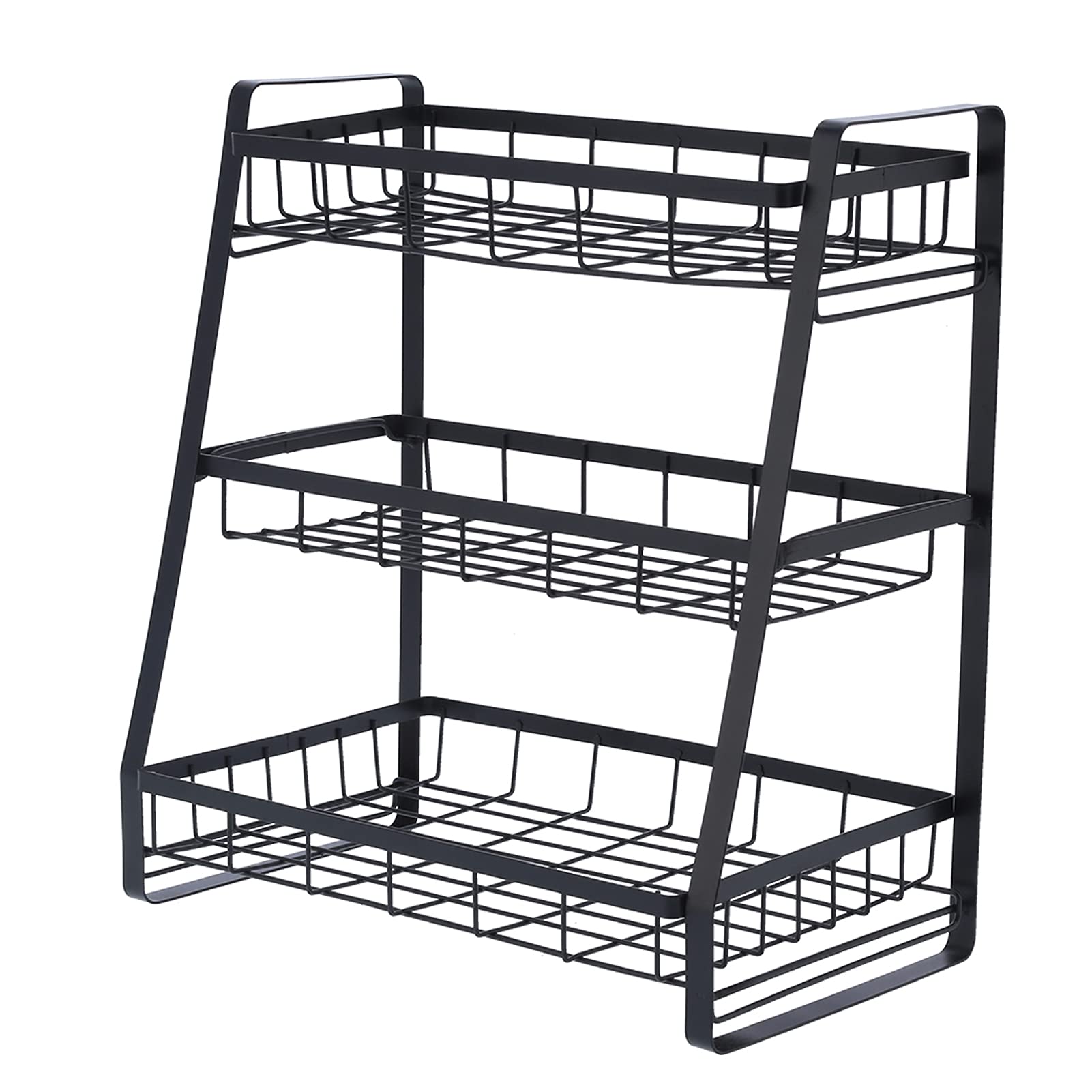 Stainless Steel Spice Rack Organizer - Detachable Countertop Spice Shelf for Kitchen, Pantry & Counter Storage | Perfect for Organizing Spices, Condiments & Seasonings | Space-Saving Design for Small Kitchens & Apartments