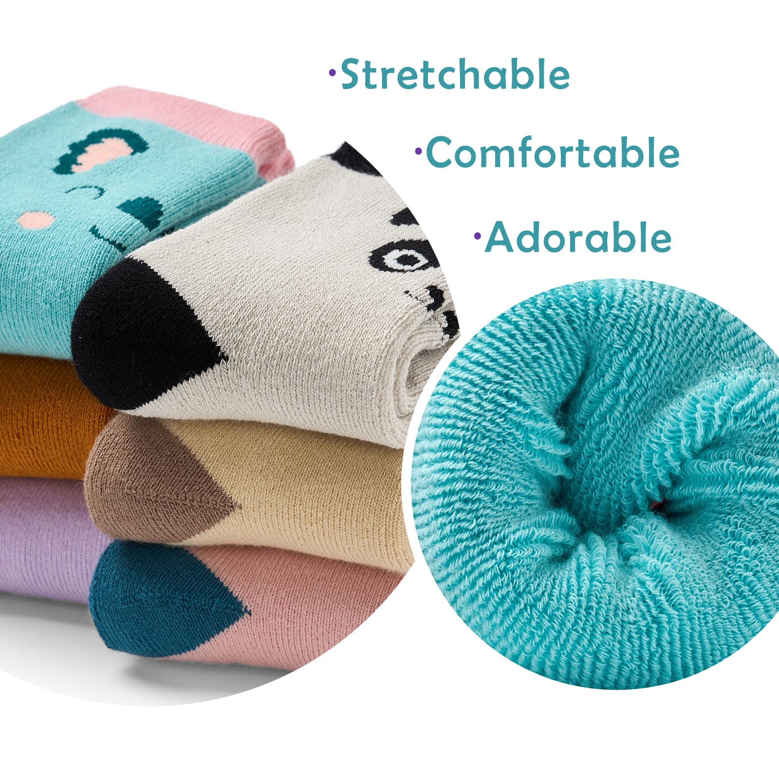 Moon Tree Boys Thick Cotton Socks for Kids - Warm Winter Thermal Crew Socks for Boys - Perfect for Cold Weather, Outdoor Activities & School