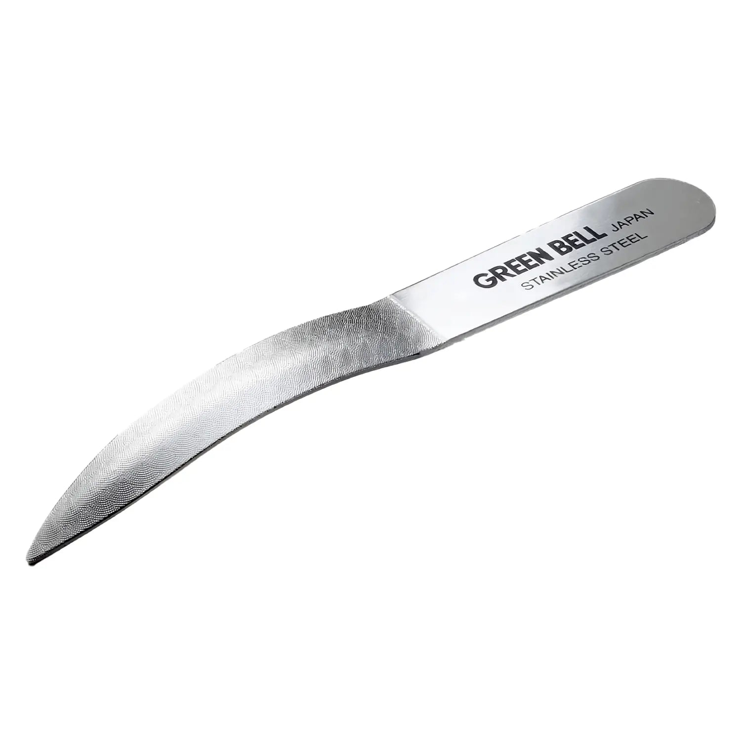 Premium Green Bell Takuminowaza Stainless Steel Nail File - Professional Manicure & Pedicure Tool for Salon, Home & Travel Use