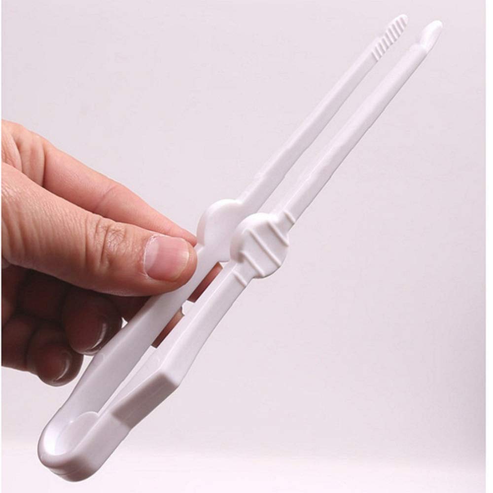 2-Pack Stainless Steel Chip Tongs - 12-Inch Kitchen Food Tongs for Bread, Snacks, Potato Salad - Perfect for Home, Restaurant & Bakery Use - Ideal for Serving, BBQ, Picnics & Buffets