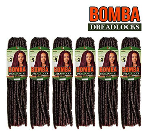 Bobbi Boss Synthetic Crochet Braids - 6-Pack Faux Locs Senegal Bomba Dreadlocks (27
