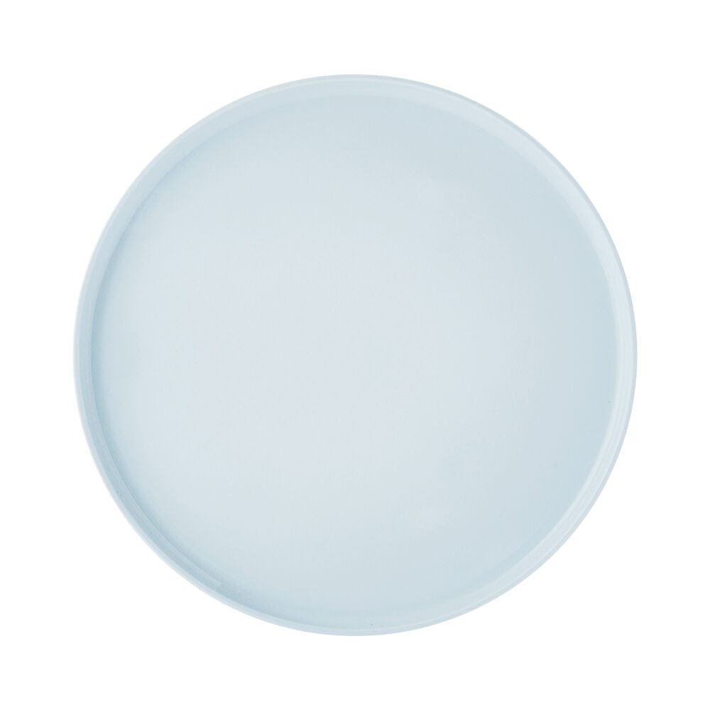 Premium 12-Piece Misty Blue Dinnerware Set - Service for 4, Elegant Porcelain Plates, Bowls & Mugs - Perfect for Family Dinners, Entertaining Guests & Holiday Gatherings