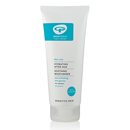 Organic Hydrating After Sun Lotion for Sunburn Relief - Green People 200ml (Pack of 4) | Soothes & Moisturizes Skin After Sun Exposure, Beach & Pool Days