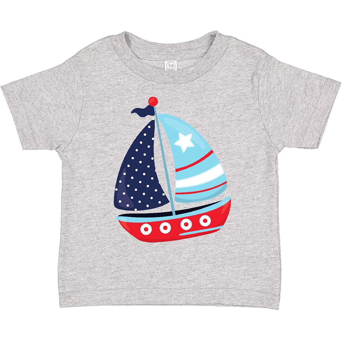 Inktastic Sailing Boat Toddler T-Shirt for Kids & Sailors