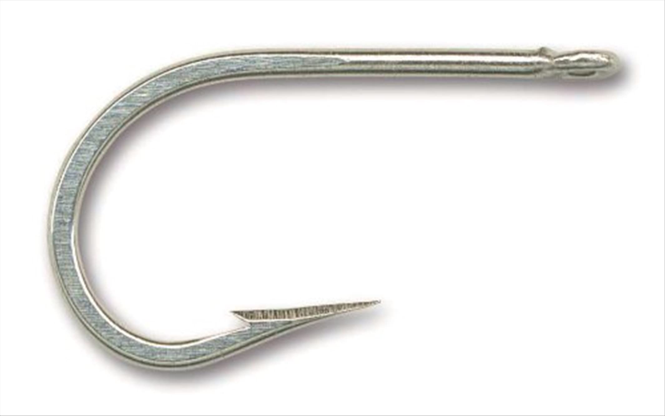 Mustad 9/0 Tarpon & Tuna Fishing Hook - Knife Edge Sharpness, Tapered Brazed Ring for Saltwater Game Fishing | Perfect for Offshore, Deep Sea and Big Game Fishing Adventures
