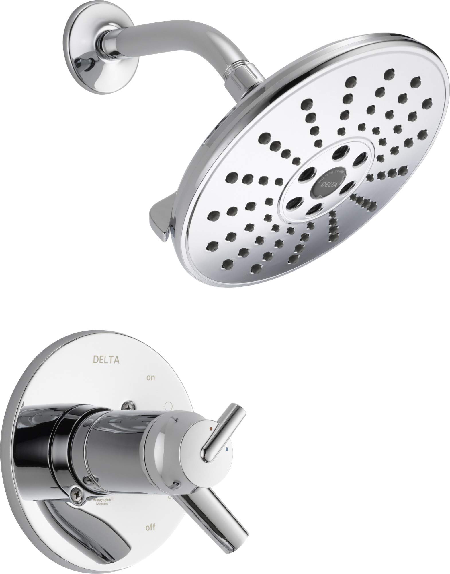 Delta Faucet T17T259-H2O Single Handle Pull-Down Kitchen Sink Faucet, 7 x 7 x 3 Inches, Chrome Finish - Perfect for Modern Kitchens & Easy Dishwashing