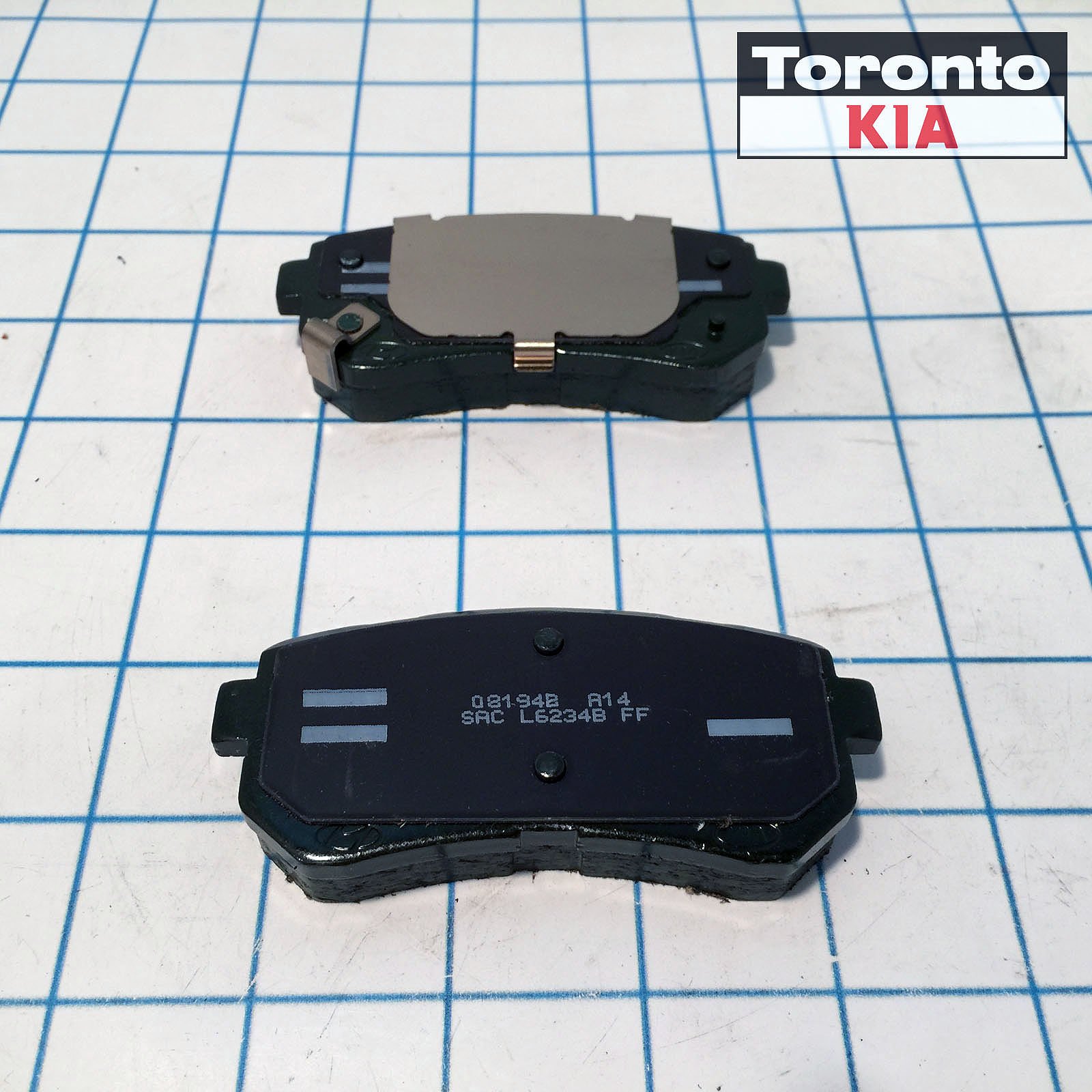 Genuine Kia 58302-1MA40 Brake Pad Kit - Front & Rear Brake Pads Replacement for Kia Vehicles - Perfect for Daily Commuting & Highway Driving