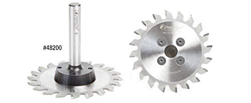 Amana Tool 48200 Carbide Tipped Plastic Trim Saw Blade with Arbor CNC System - 4