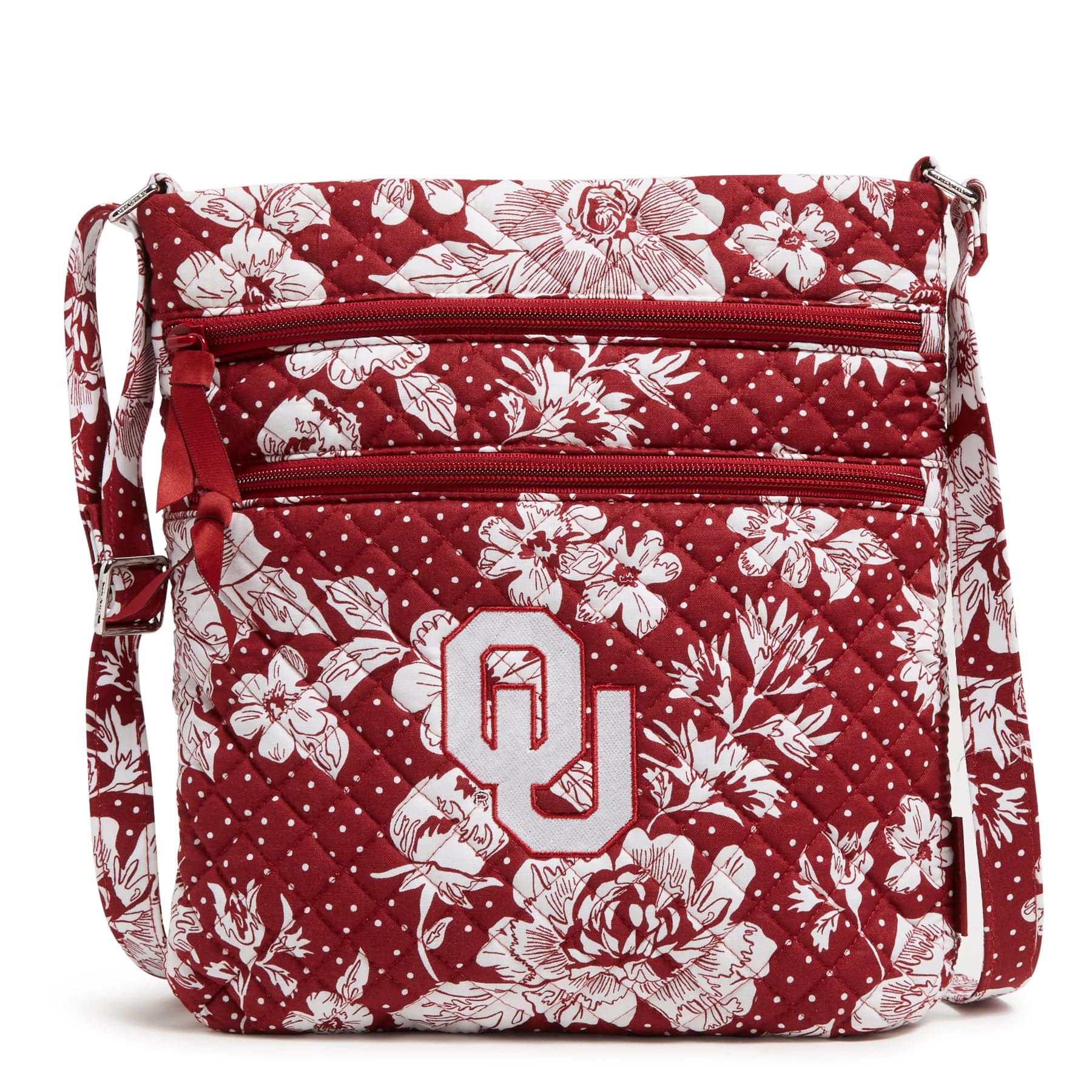 Stylish Collegiate Triple Zip Crossbody Bag for Women - Trendy Hipster Purse with Multiple Pockets - Perfect for School, Travel & Everyday Use
