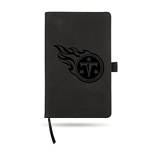 NFL Tennessee Titans Black Laser Engraved Small Notepad Journal - 8.25