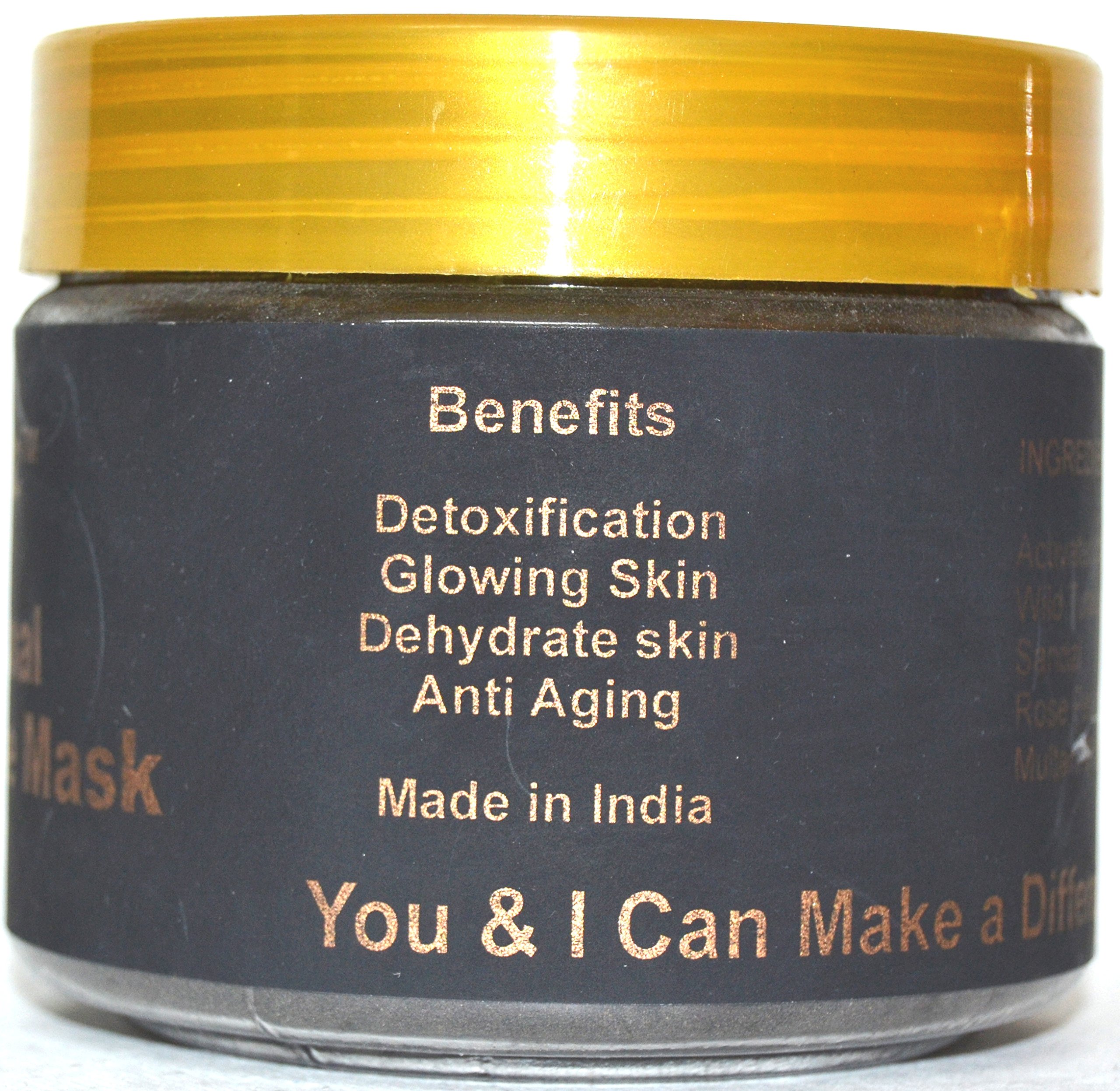 Pure Charcoal Detoxifying Face Mask for Deep Cleansing & Pore Minimizing - Perfect for Acne-Prone & Oily Skin Care Routine