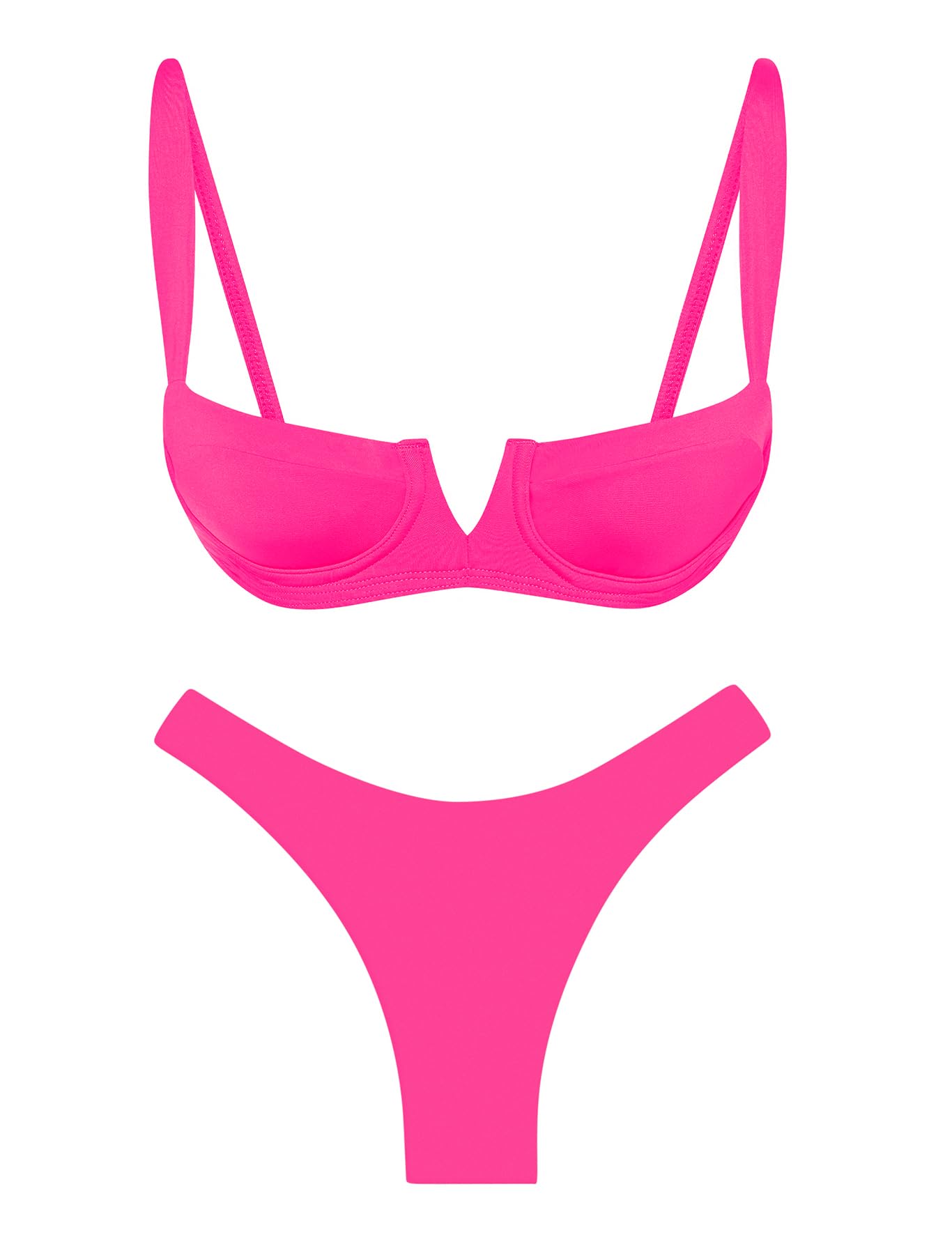 Narecte Women's Sexy Bikini Set - Triangle Bathing Suit for Women | Swimwear for Beach, Pool & Vacation | High-Quality Comfortable Swimsuits for Summer