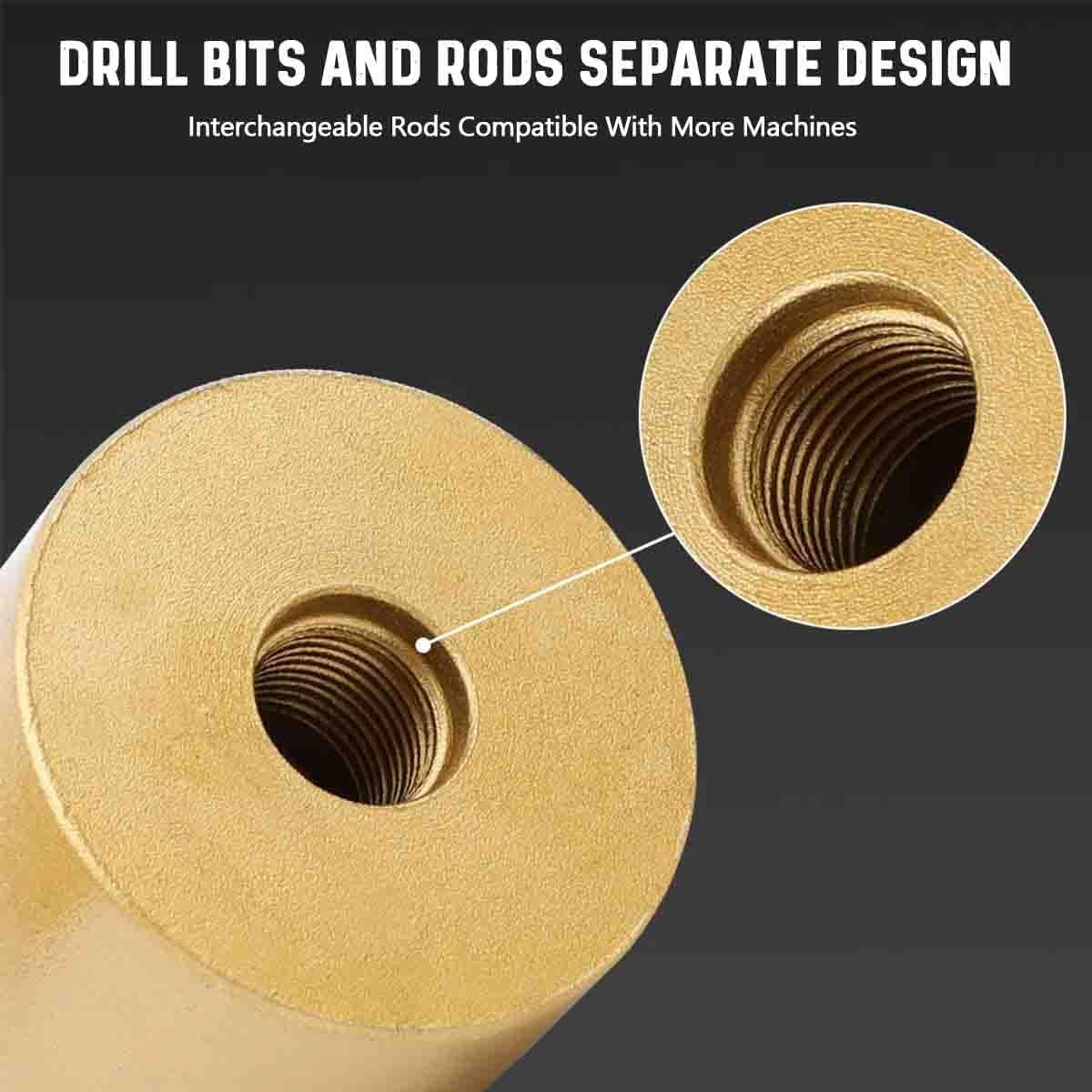 **Sherem Easysplit Drill Bit - Wood Splitter for Firewood, Easy Split Drill Bit Set for Log Splitting & Firewood Preparation (1 Set) - Perfect for Camping, Fireplaces & Wood Stoves**
