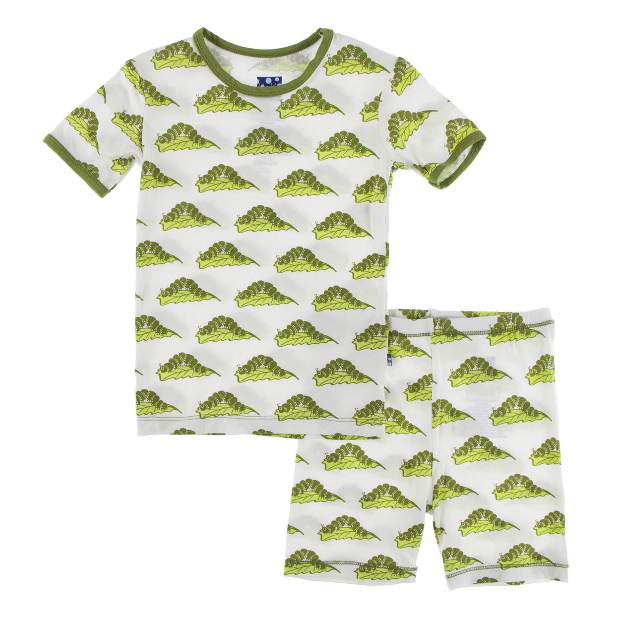 KicKee Pants Baby Boys Girls Short Sleeve Cotton Pajama Set with Matching Shorts - Soft Sleepwear for Toddlers & Kids - Perfect for Bedtime, Lounging & Playtime