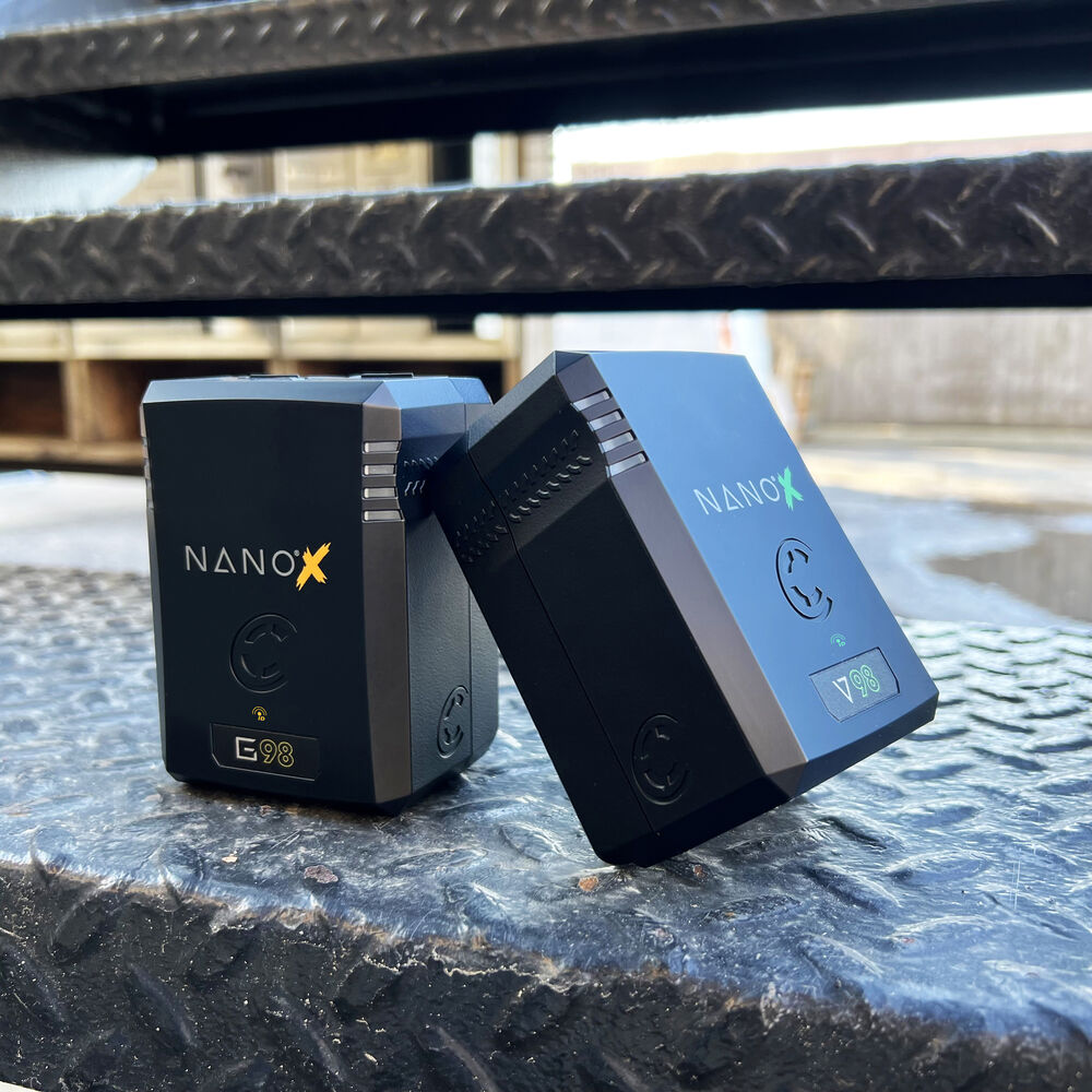 Core SWX NANO V98X 98Wh V-Mount Lithium-Ion Battery - Compact & Lightweight Power Solution for DSLR Cameras, Cinema Cameras, and Video Production Gear - Perfect for On-Location Shooting, Live Streaming, and Professional Filmmaking