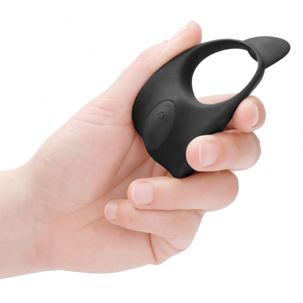Electroshock Cock Ring with Clitoral E-Stimulation Massager - Powerful Pleasure Enhancer for Couples & Solo Play - Perfect for BDSM, Sensory Exploration & Intimate Bonding