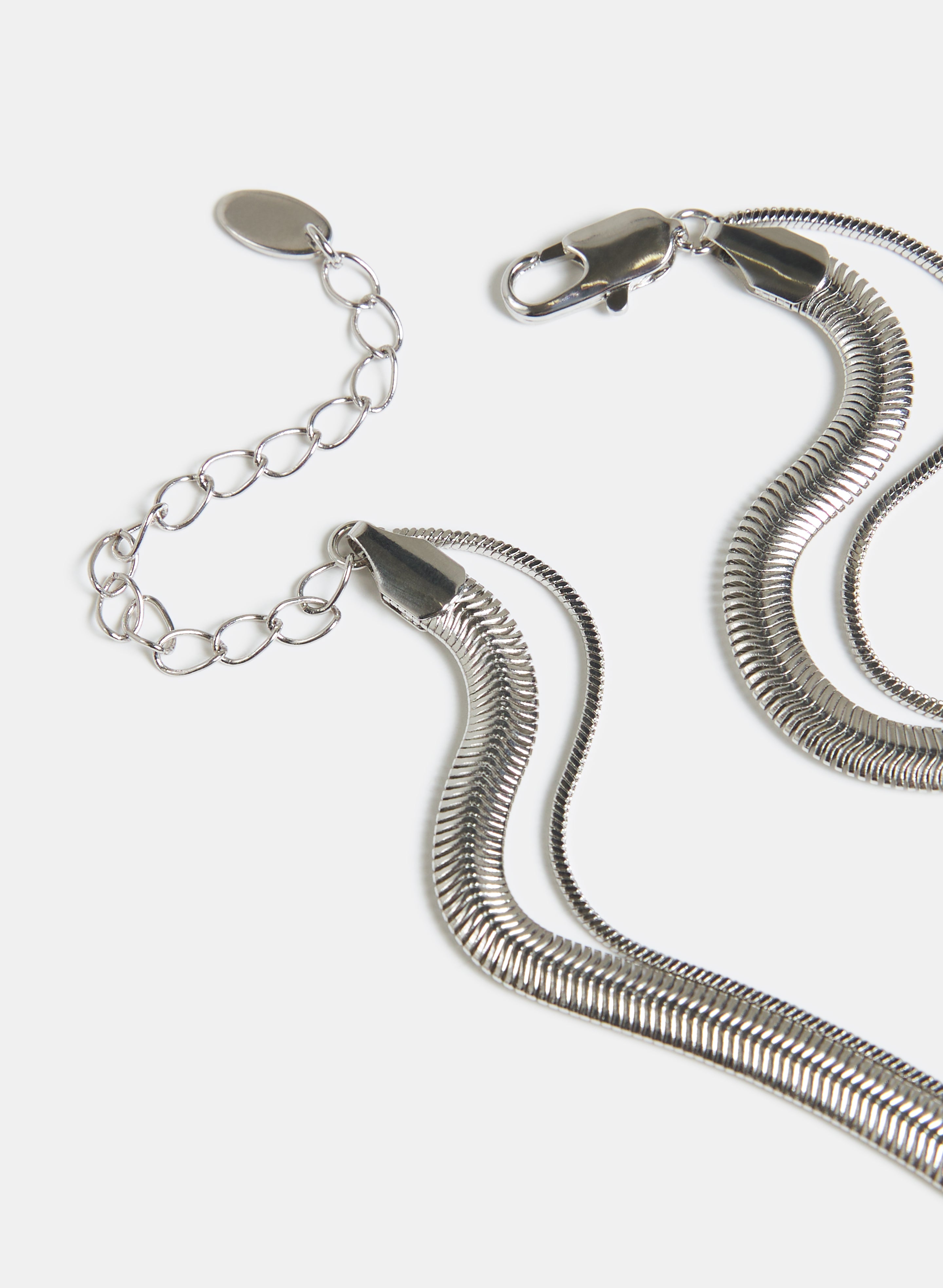 2 Strand Chain Necklace for Women - Elegant Layered Gold & Silver Necklaces for Everyday Wear | Perfect for Casual, Office & Date Night Outfits