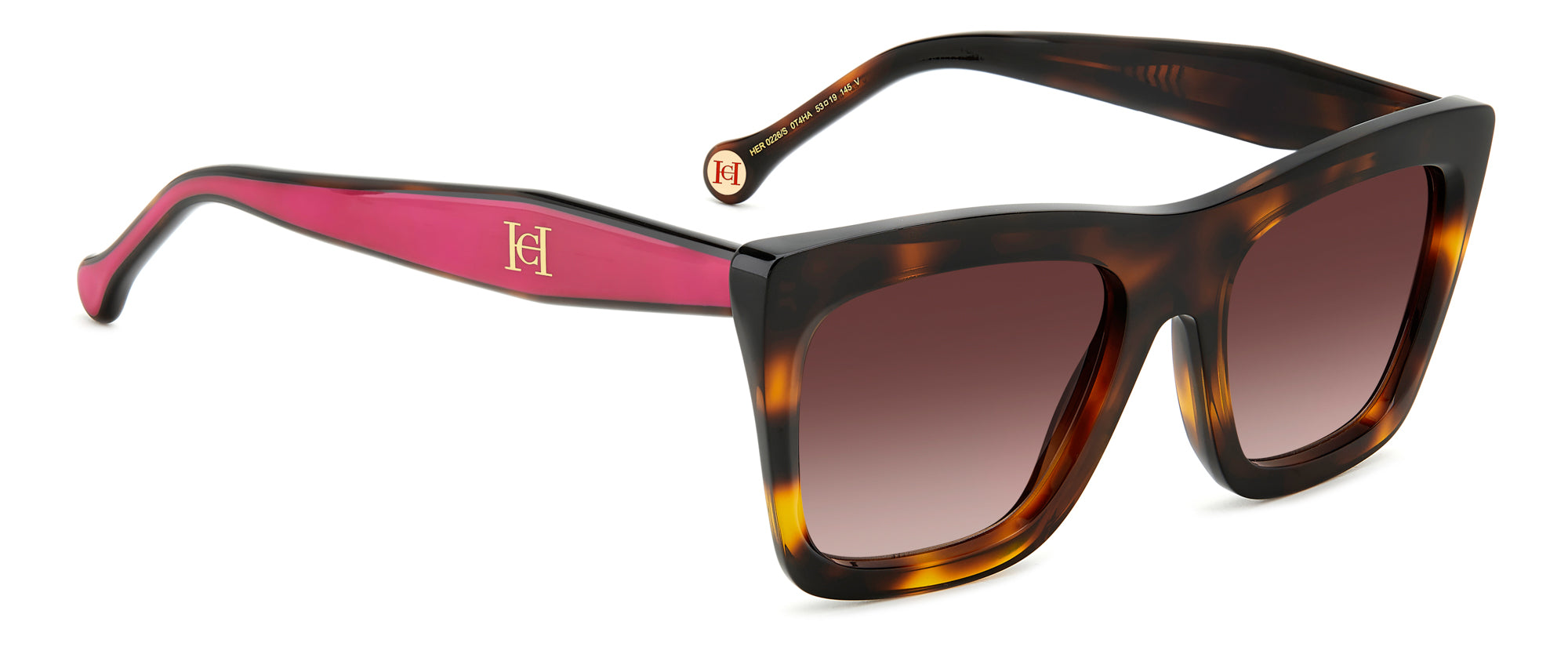 Carolina Herrera HER 0226/S Women's Sunglasses - Luxury Designer Shades for Fashion & UV Protection - Perfect for Beach, Driving & Outdoor Activities