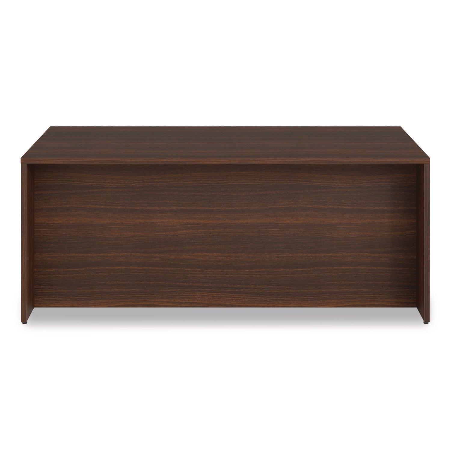 Alera Seville Series Mahogany Desk Shell 72 x 36 x 29 Inches - Modern Executive Office Desk for Home & Business Workspaces