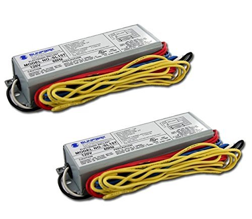 Sunpark 4-Pack SL15T Electronic Ballast Replacement for CFL & Linear Fluorescent Lamps - Compatible with Multiple Fixtures - Perfect for Home, Office & Commercial Lighting Upgrades