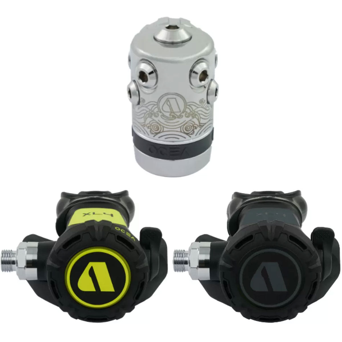 Apeks Ocea Stage 3 Scuba Diving Regulator Set - Grey | Professional Dive Equipment for Deep Sea & Technical Diving