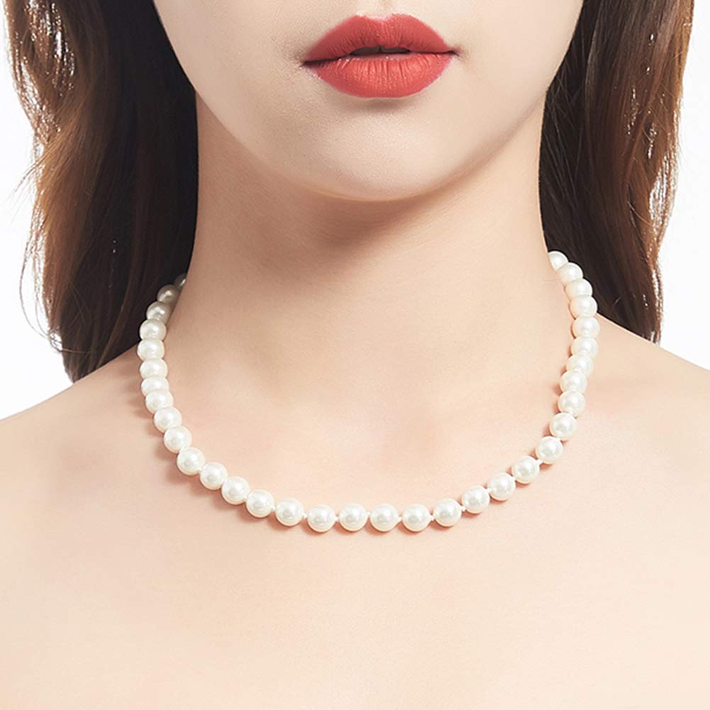 Elegant Beaded Pearl Choker Necklace - Women's Fashion Jewelry for Birthday Gifts, Party, Wedding & Special Occasions