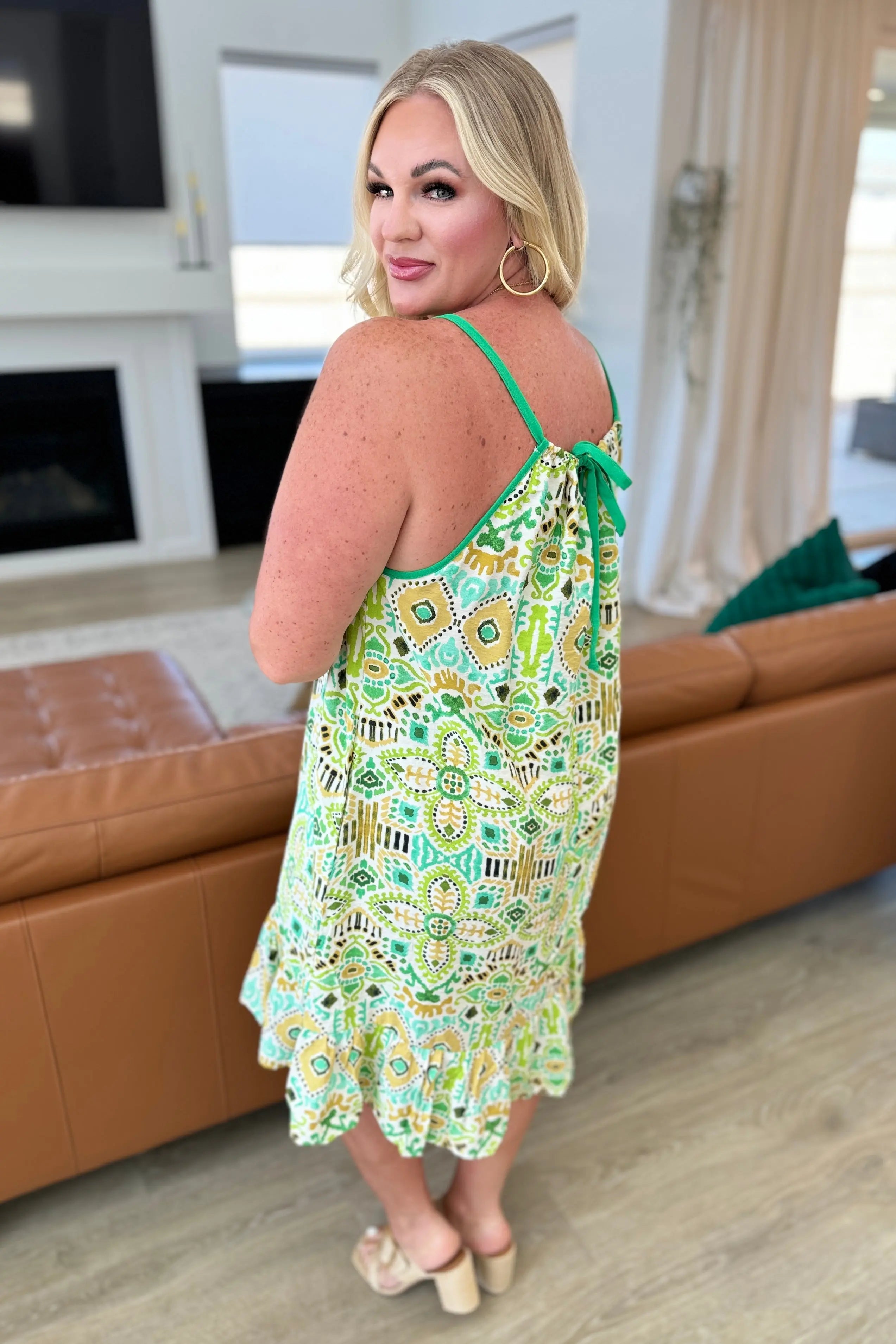 Trendy Lime Green Tank Dress for Women | Casual Summer Sleeveless Dress | Perfect for Beach Outings, Music Festivals & Date Nights