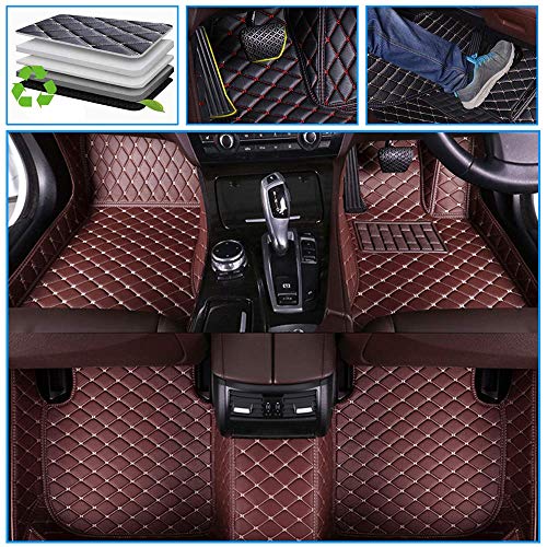 Coffee dimond floor mat