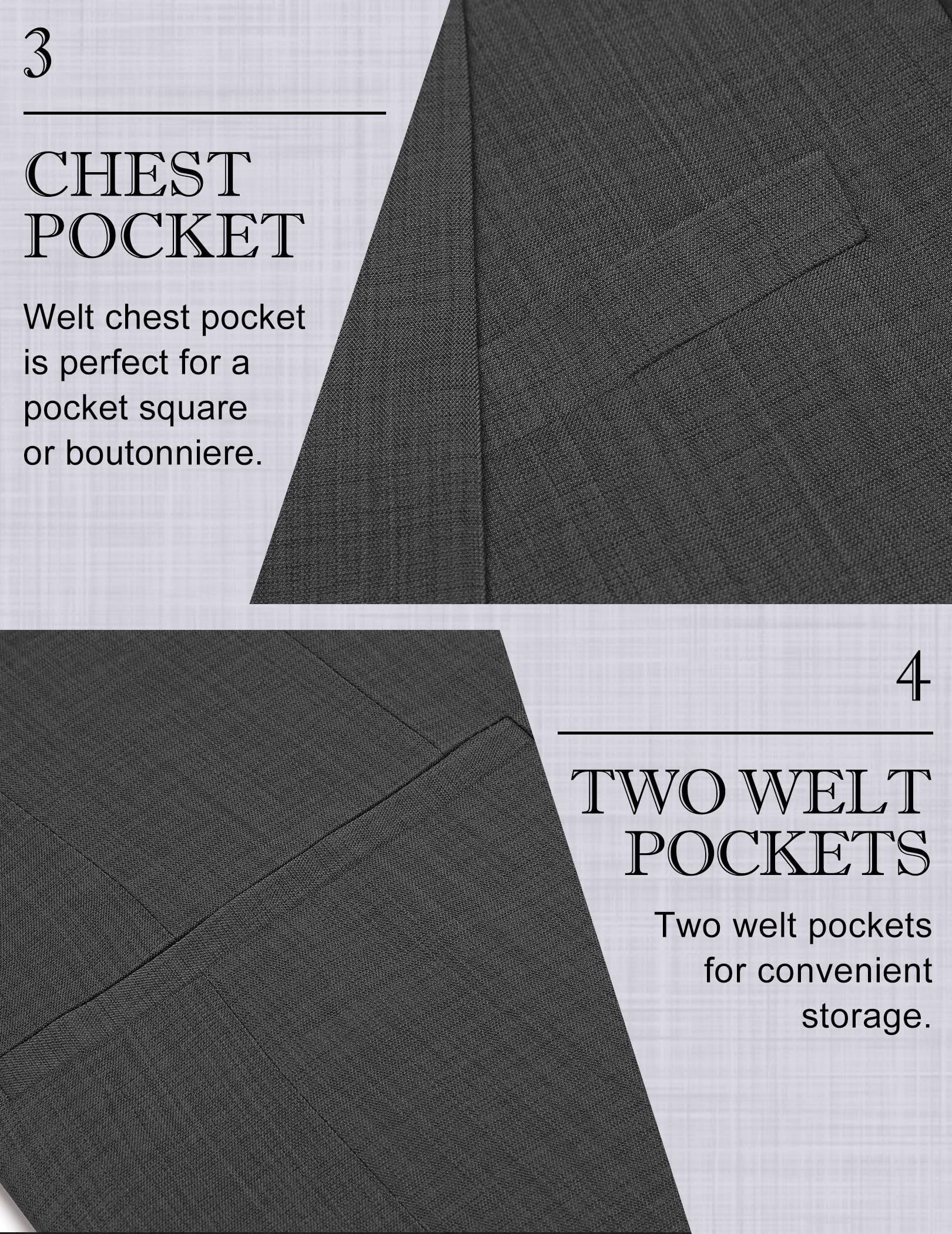 COOFANDY Men's Linen Blazer - Lightweight Summer Suit Jacket for Business & Casual