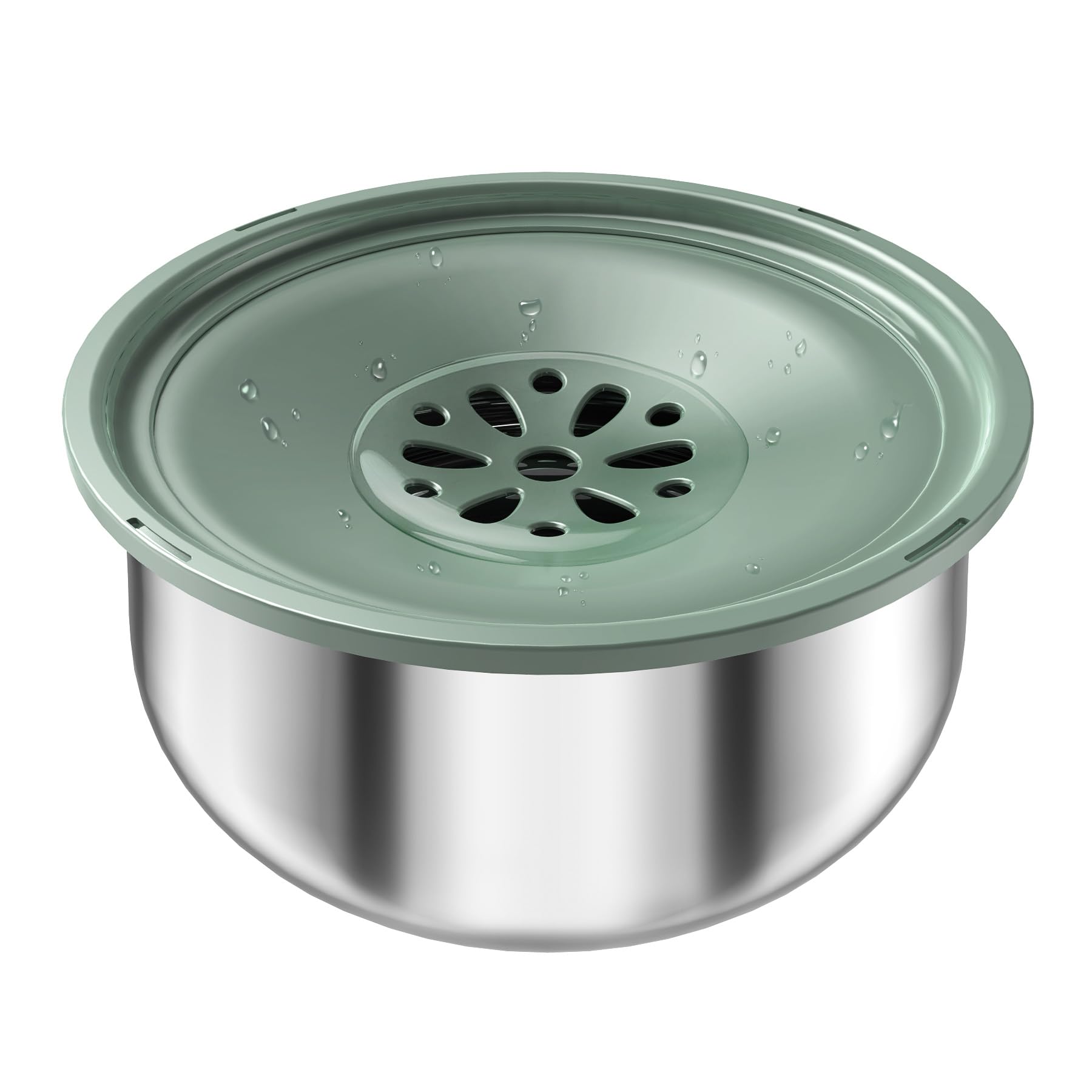Ormalla No Spill Dog Water Bowl - 3.5L/118oz Stainless Steel Pet Bowl for Messy Drinkers | Spill-Proof Slow Drinking Design for Dogs & Cats | Perfect for Travel, Car, Home & Outdoor Use