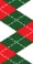 Dark Green/Red/White