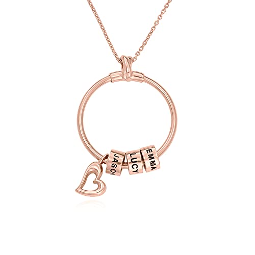 18k Rose Gold Plated Sterling Silver