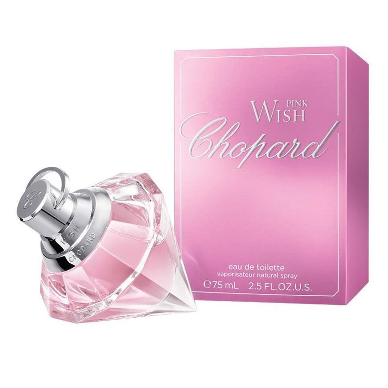 Chopard Pink Wish 75ML Eau de Toilette Spray for Women - Floral Fragrance for Date Night & Special Occasions