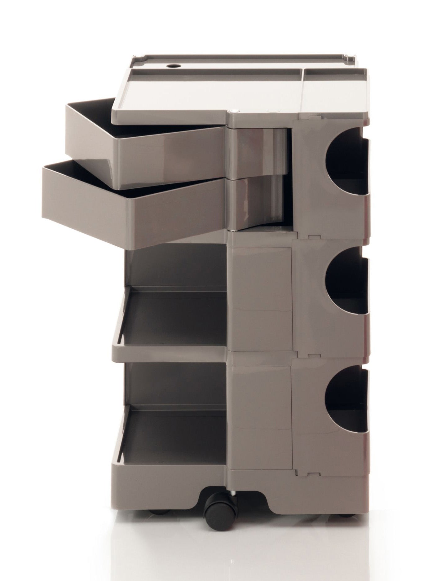 B Line Boby Trolley Storage Unit B32 - Medium Size with 2 Drawers | Mobile Organizer for Office, Craft Room & Home Organization