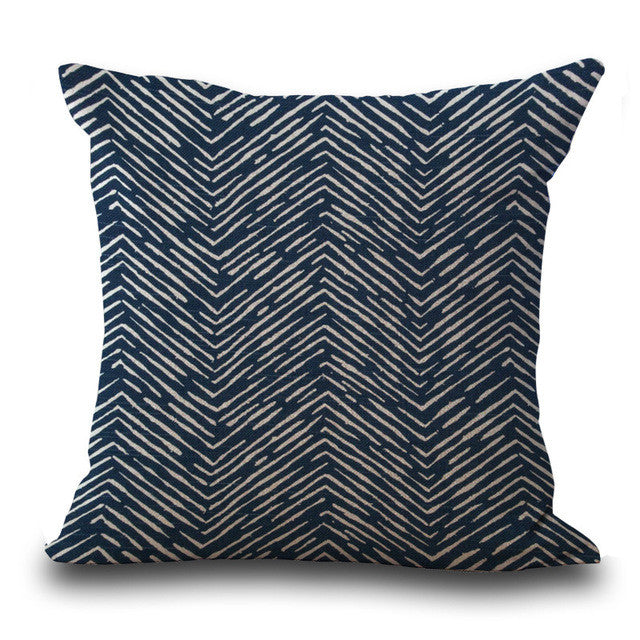 Modern Abstract Geometric Pillow Cover - Stylish Decorative Cushion Case for Living Room, Bedroom & Sofa - Home Decor Accent