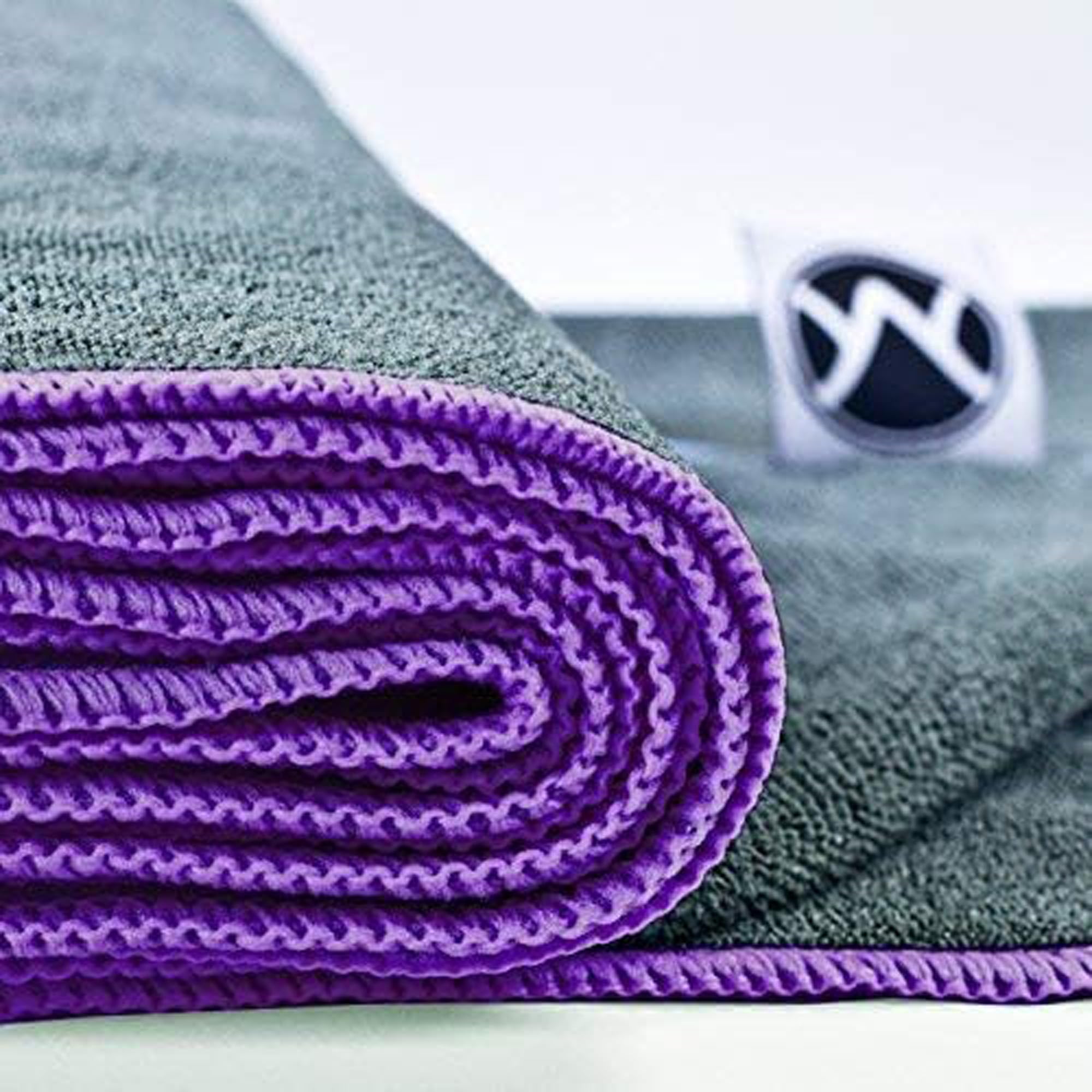 Youphoria Non-Slip Yoga Towel - Premium Microfiber Hot Yoga Mat Towel for Sweat Absorption & Enhanced Grip - Perfect for Bikram, Ashtanga & Home Yoga Practice