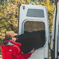 Promaster Full 8 Piece Window Cover Set - Blackout Shades for Van, RV & Camper - Privacy & UV Protection for Travel & Camping