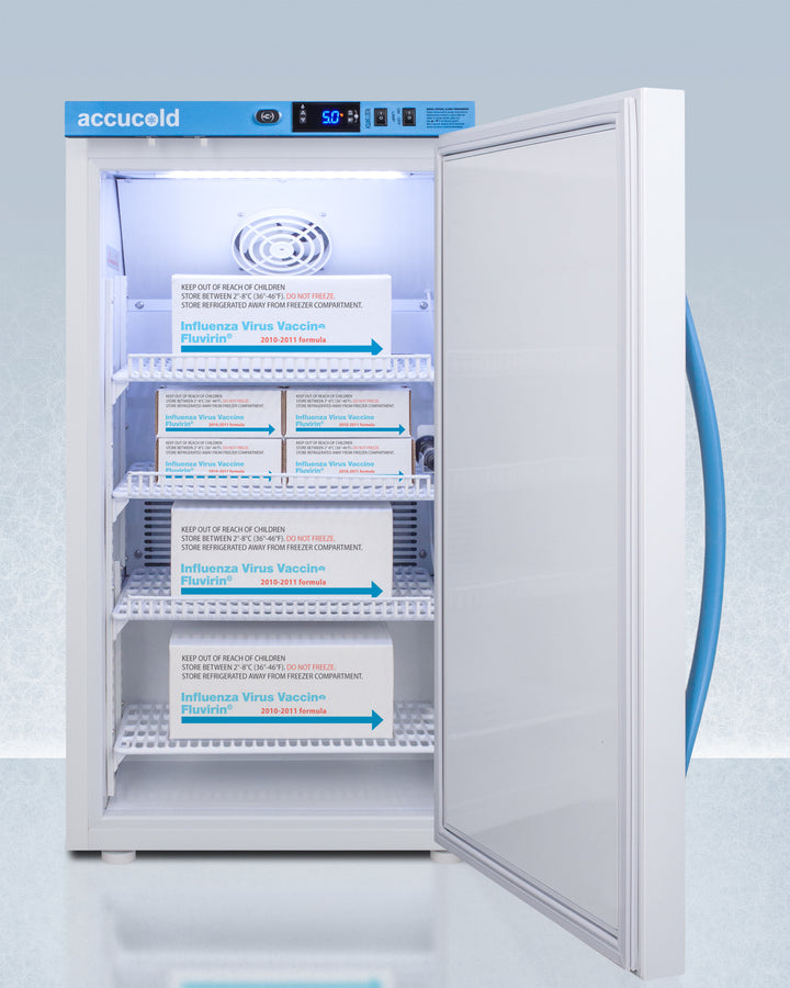 Accucold 3 Cu.Ft. Medical Grade Vaccine Refrigerator - Compact Counter-Height Design for Pharmacies, Clinics & Laboratories | ARS3PV Model | Perfect for Vaccine Storage & Medication Preservation
