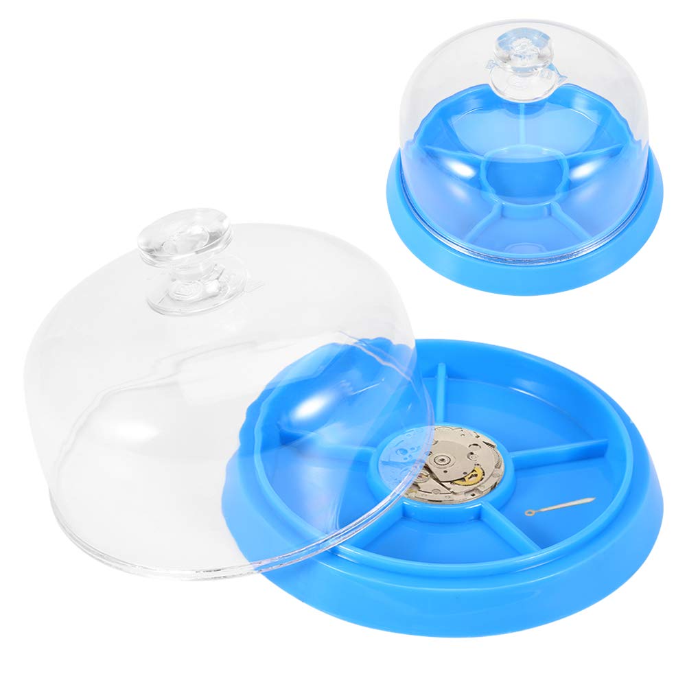 Bergeon Watch Dust Cover Tray - 6 Slots for Watch Repair & Movement Protection