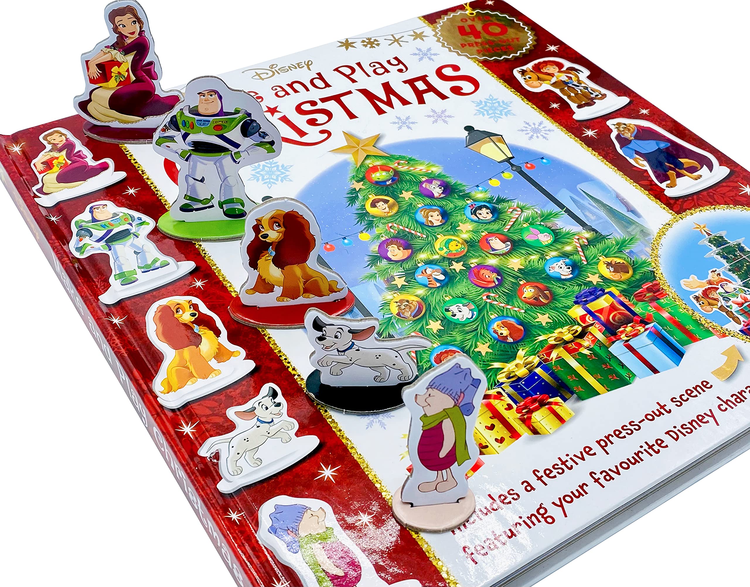 Disney Make & Play Christmas Craft Kit for Kids - DIY Holiday Ornaments & Decorations - Fun Family Activity for Christmas Tree Decorating & Festive Home Decor