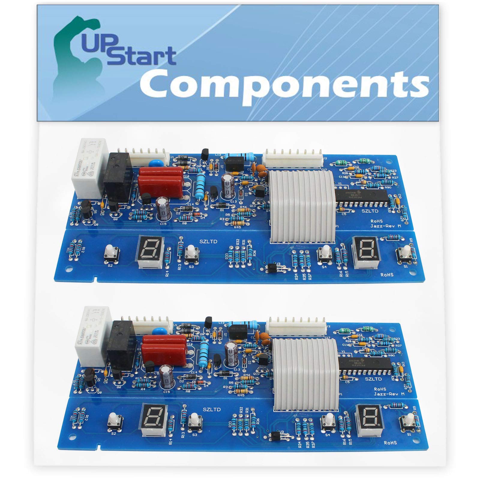 2-Pack W10503278 Refrigerator Control Board Replacement for Amana ABB2224DES Fridge - Compatible with WPW10503278 - Fix Cooling Issues & Repair Refrigerator Control Panel - Perfect for Home Kitchen Appliance Maintenance