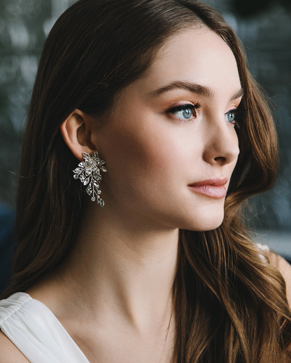 Marlena Crystal Stud Earrings for Women - Elegant & Sparkling Jewelry Gift for Wedding, Party & Everyday Wear