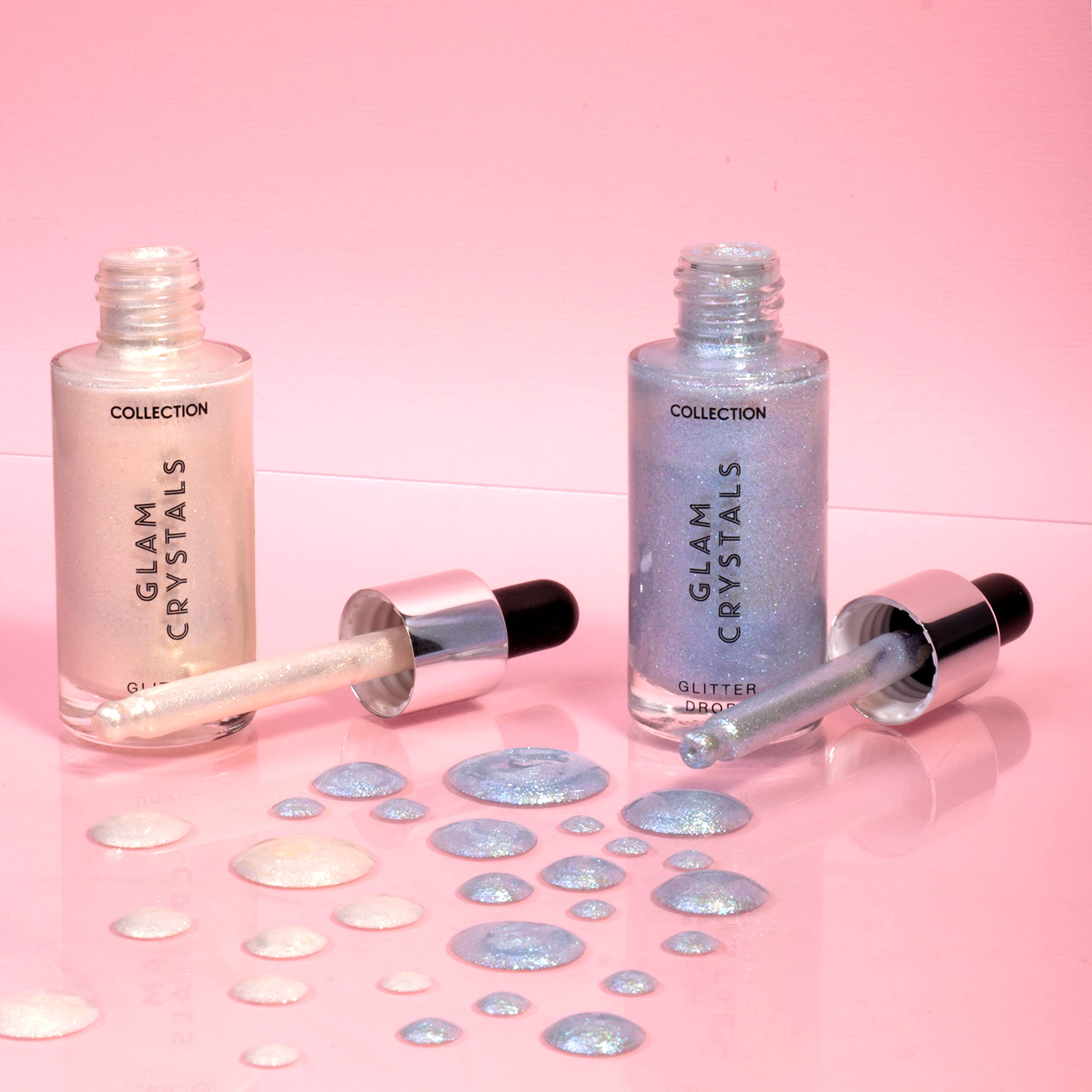 Glam Crystals Glitter Drops - Festival & Stage Makeup for Cosmetics